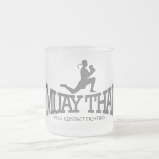 Cristal Esmerilado Taza tailandesa de Muay