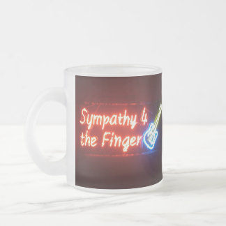 Cristal Esmerilado Tenga una taza caliente de Joe