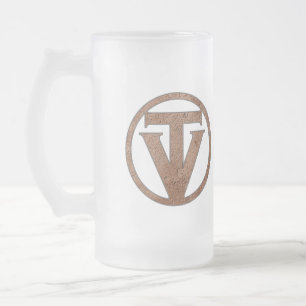 Cristal Esmerilado TrueVanguard heló la taza de cerveza