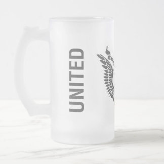 Cristal Esmerilado UNIDO - taza de E Pluribus Unum