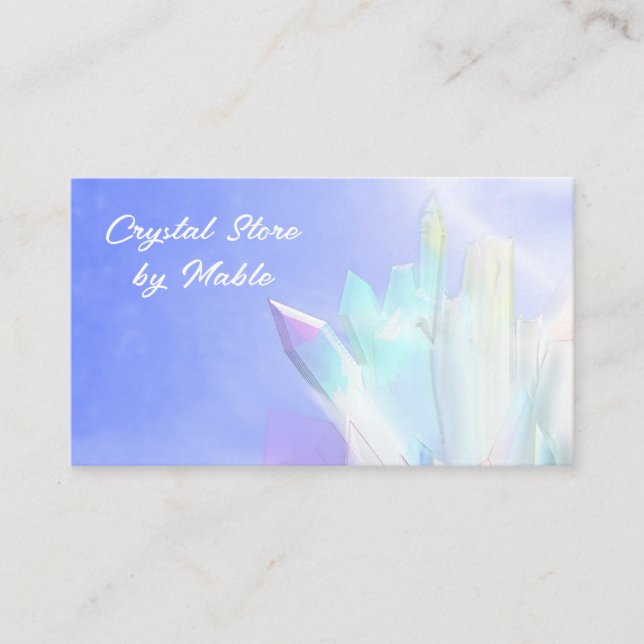 Cristales, Cristal, Tienda, Tarjetas de Negocios P (Anverso)