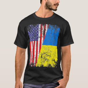 Cristales de camiseta con bandera estadounidense d