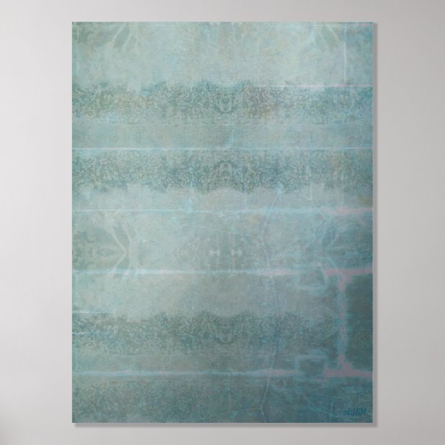 Cristales de hielo V impresión de Relieve metaliza (Anverso)