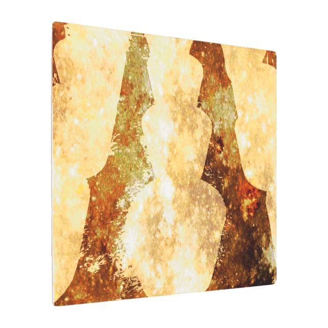 Cristales estrellados alumbran arte marrón de estr (Angulado)