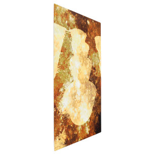 Cristales estrellados alumbran arte marrón de estr