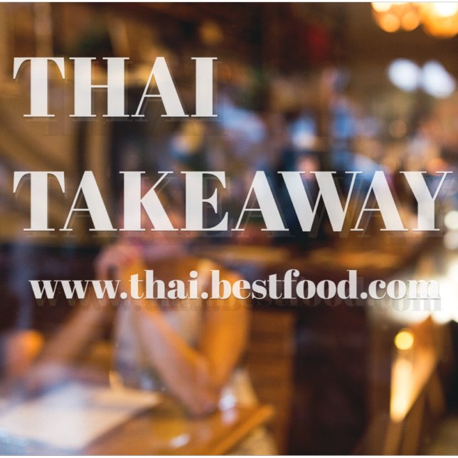 Cristales Vinilos transparentes para ventana de comida para  (Subido por el creador)