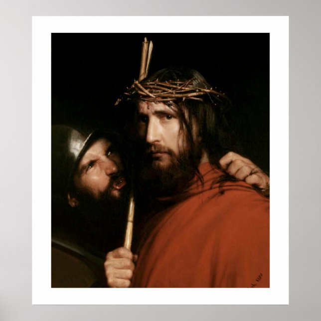 Cristo con Thorns de Carl Bloch. Impresión Bella A (Frente)