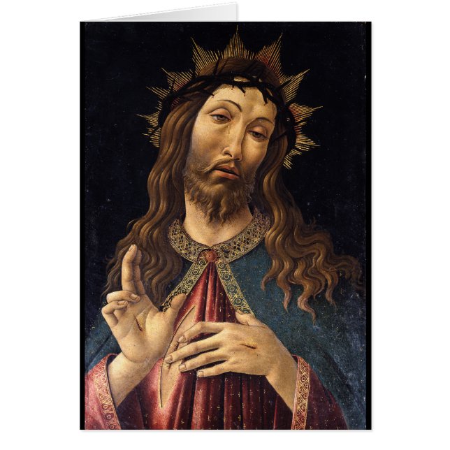 Cristo coronado con ánimos por Botticelli (Frente)