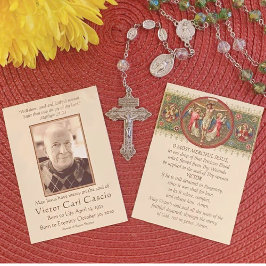 Cristo crucificado con ángeles Católico Funeral Sa