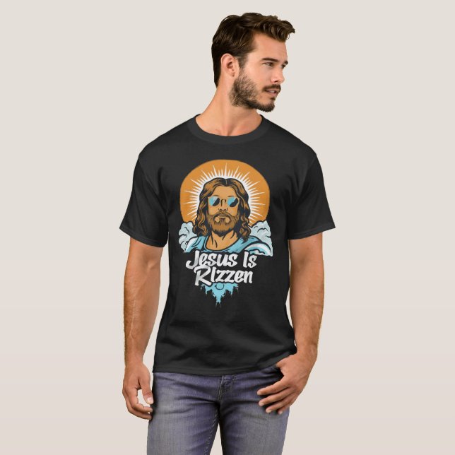 Cristo de Rizzin: Camiseta de Pascua (Anverso completo)