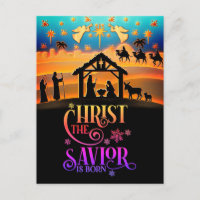 "Cristo El Salvador Ha Nacido" Navidad Nacimiento