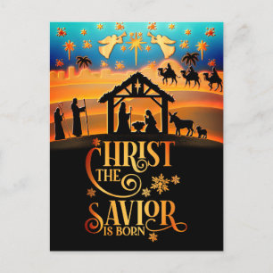 "Cristo El Salvador Ha Nacido" Navidad Nacimiento