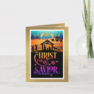 "Cristo El Salvador Ha Nacido" Navidad Nacimiento