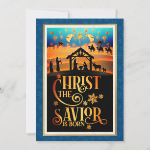 "Cristo El Salvador Ha Nacido" Navidad Natividad