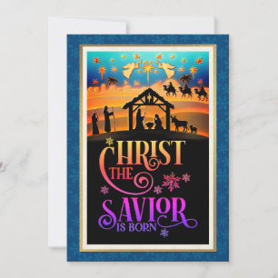 "Cristo El Salvador Ha Nacido" Navidad Natividad