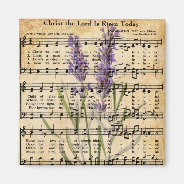 Cristo el Señor se eleva hoy en el imán (Frente)