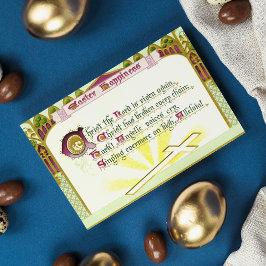 Cristo, el Señor, se levanta de nuevo la tarjeta H