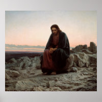 Cristo en el salvaje - Impresión del arte de Krams