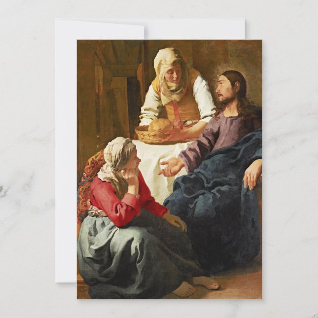 Cristo en la Casa de Martha y María (Anverso)