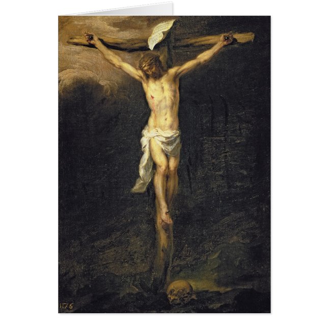 Cristo en la cruz, 1672 (Frente)