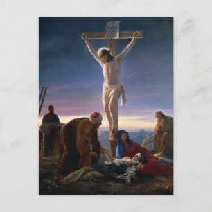Cristo en la Cruz por Carl Bloch Tarjeta postal