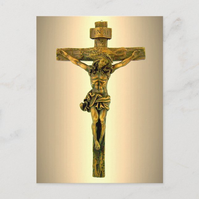 Cristo en la postal cruzada (Anverso)