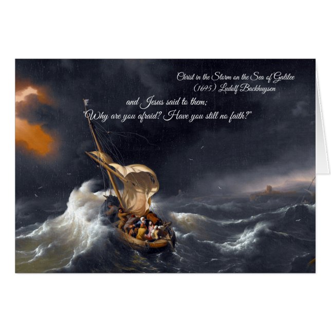 Cristo en la tormenta (Anverso (Horizontal))