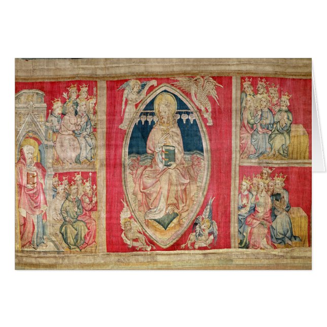Cristo enthroned con las bestias apocalípticas (Anverso (Horizontal))