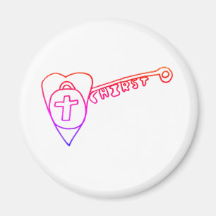 Cristo es el imán redondo clave