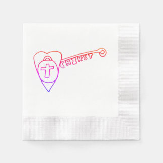 Cristo es la servilleta de papel clave