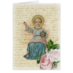 Cristo infantil el Rey vintage Religioso