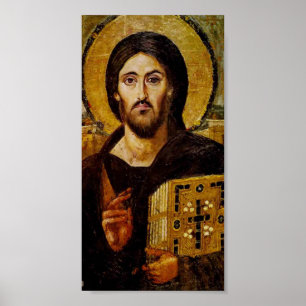 Cristo la impresión del poster del salvador