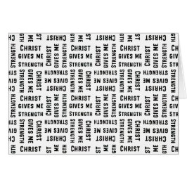 Cristo me da fuerza Tarjeta de nota Parakaleo