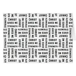 Cristo me da fuerza Tarjeta de nota Parakaleo