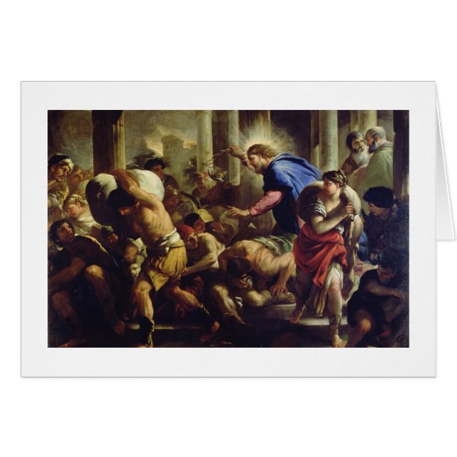 Cristo que conduce a los comerciantes del templo (Anverso (Horizontal))