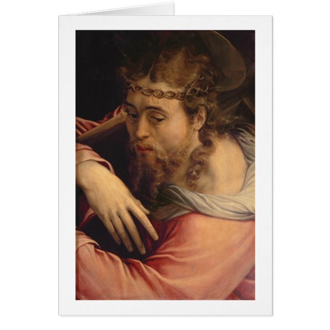 Cristo que lleva la cruz, 1540-45 (aceite en el (Frente)