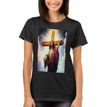 Cristo y la camiseta cruzada
