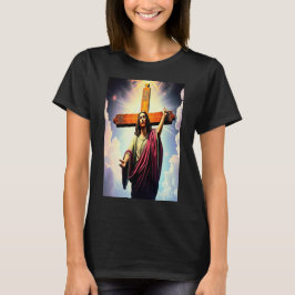 Cristo y la camiseta cruzada