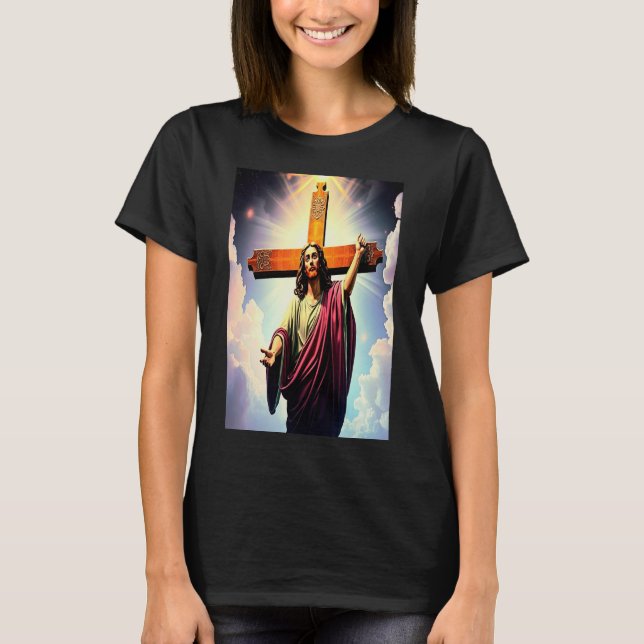 Cristo y la camiseta cruzada (Anverso)