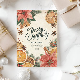 Crítico ruso Poinsettia Feliz Navidad