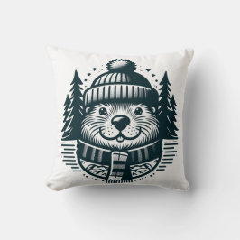 Critter acogedor: almohada de castores adorable pa
