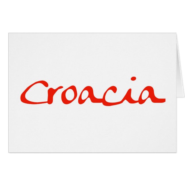 Croacia (Anverso (Horizontal))