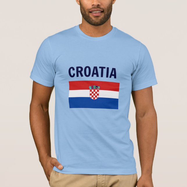 Croacia - Bandera de la camiseta de Croacia (Anverso)