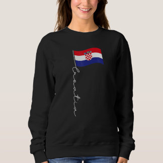 Croacia Bandera de la Firma Polo Patriótico Fl Cro
