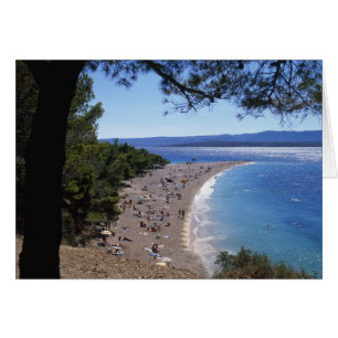 Croacia, isla de Brac, Bol, playa Golden Cape