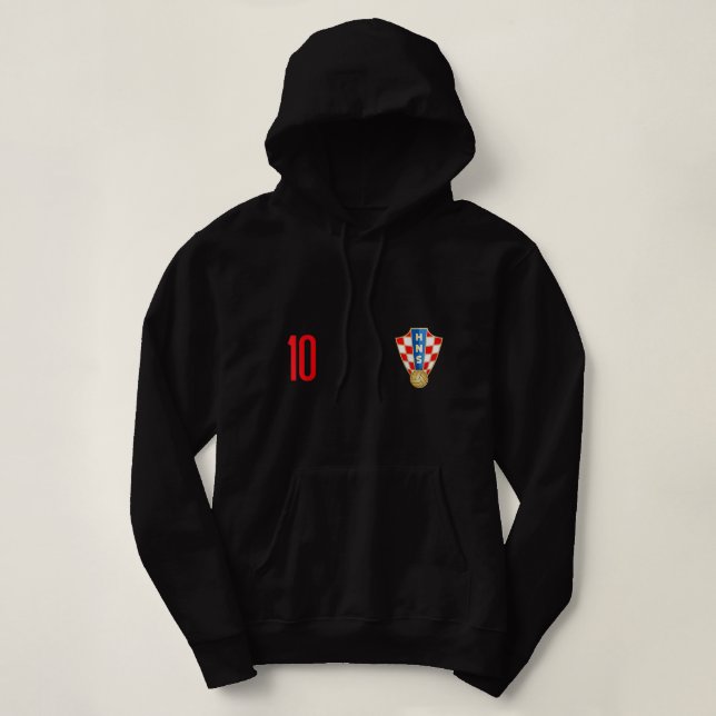 Croacia Jersey número diez fútbol futbolín croata (Diseño del anverso)