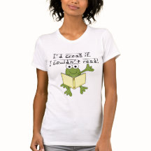 Croar de la rana si no podría leer las camisetas y