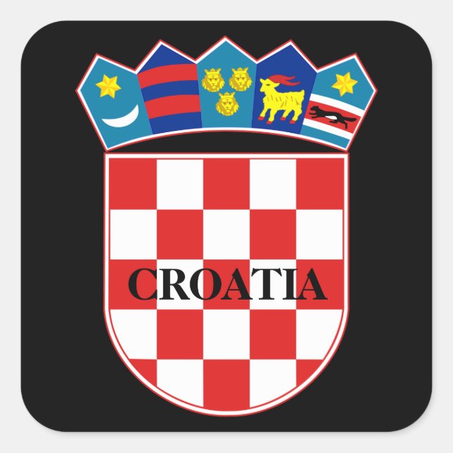 croatia emblem pegatina (Anverso)