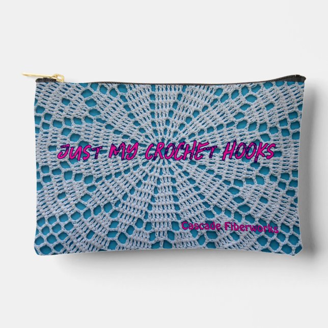 Crochet Hook PERSONALIZADO de la bolsa de viaje co (Anverso)