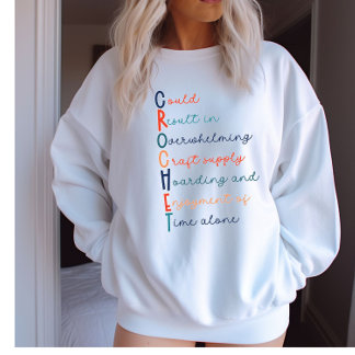 Crochet Lover Camisas Sudaderas Acróticas